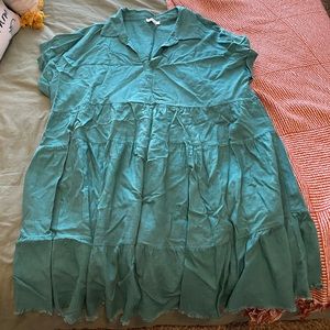 teal umgee dress